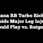 Indiana RB Turbo Richard Avoids Major Leg Injury, Could Play vs. Rutgers