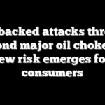 Iran-backed attacks threaten a second major oil chokepoint as new risk emerges for US consumers