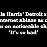 Kamala Harris’ Detroit speech sets internet ablaze as critics zero in on noticeable change: ‘It’s so bad’