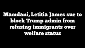 Mamdani, Letitia James sue to block Trump admin from refusing immigrants over welfare status