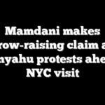 Mamdani makes eyebrow-raising claim about Netanyahu protests ahead of NYC visit