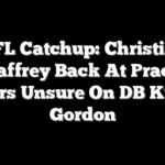 NFL Catchup: Christian McCaffrey Back At Practice; Bears Unsure On DB Kyler Gordon