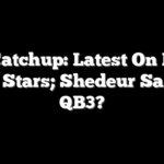 NFL Catchup: Latest On Rams, 49ers Stars; Shedeur Sanders QB3?
