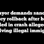 NJ mayor demands sanctuary policy rollback after baby killed in crash allegedly involving illegal immigrant