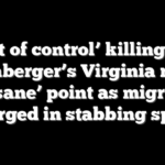 ‘Out of control’ killings in Spanberger’s Virginia reach ‘insane’ point as migrant charged in stabbing spree