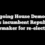 Outgoing House Democrat backs incumbent Republican lawmaker for re-election