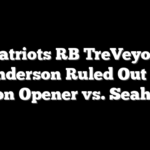 Patriots RB TreVeyon Henderson Ruled Out For Season Opener vs. Seahawks