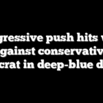 Progressive push hits wall against conservative Democrat in deep-blue district