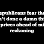 Republicans fear they ‘haven’t done a damn thing’ to lower prices ahead of midterm reckoning