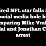Retired NFL star falls into social media hole by comparing Mike Vrabel scandal and Jonathan Cooper arrest