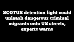 SCOTUS detention fight could unleash dangerous criminal migrants onto US streets, experts warns