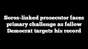 Soros-linked prosecutor faces primary challenge as fellow Democrat targets his record