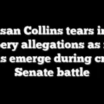 Susan Collins tears into bribery allegations as new claims emerge during critical Senate battle