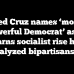 Ted Cruz names ‘most powerful Democrat’ as he warns socialist rise has paralyzed bipartisanship