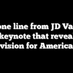 The one line from JD Vance’s GOP keynote that reveals his vision for America