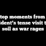 The top moments from Iran president’s tense visit to US soil as war rages