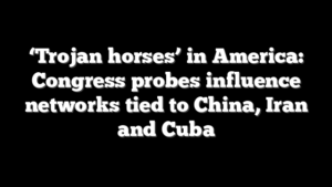 ‘Trojan horses’ in America: Congress probes influence networks tied to China, Iran and Cuba