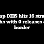 Trump DHS hits 16 straight months with 0 releases at the border