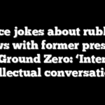 Vance jokes about rubbing elbows with former president at Ground Zero: ‘Intense intellectual conversations’