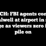 WATCH: FBI agents confront Swalwell at airport in new footage as viewers zero in and pile on