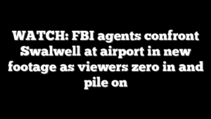 WATCH: FBI agents confront Swalwell at airport in new footage as viewers zero in and pile on