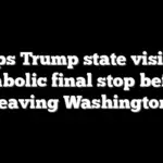 Xi caps Trump state visit with symbolic final stop before leaving Washington