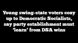 Young swing-state voters cozy up to Democratic Socialists, say party establishment must ‘learn’ from DSA wins
