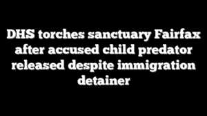 DHS torches sanctuary Fairfax after accused child predator released despite immigration detainer