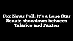 Fox News Poll: It’s a Lone Star Senate showdown between Talarico and Paxton