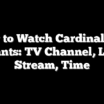 How to Watch Cardinals vs. Giants: TV Channel, Live Stream, Time