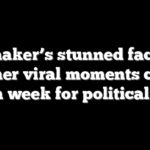 Lawmaker’s stunned face and other viral moments cap rough week for political class