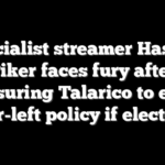 Socialist streamer Hasan Piker faces fury after pressuring Talarico to enact far-left policy if elected