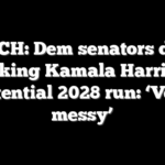 WATCH: Dem senators dodge backing Kamala Harris in potential 2028 run: ‘Very messy’